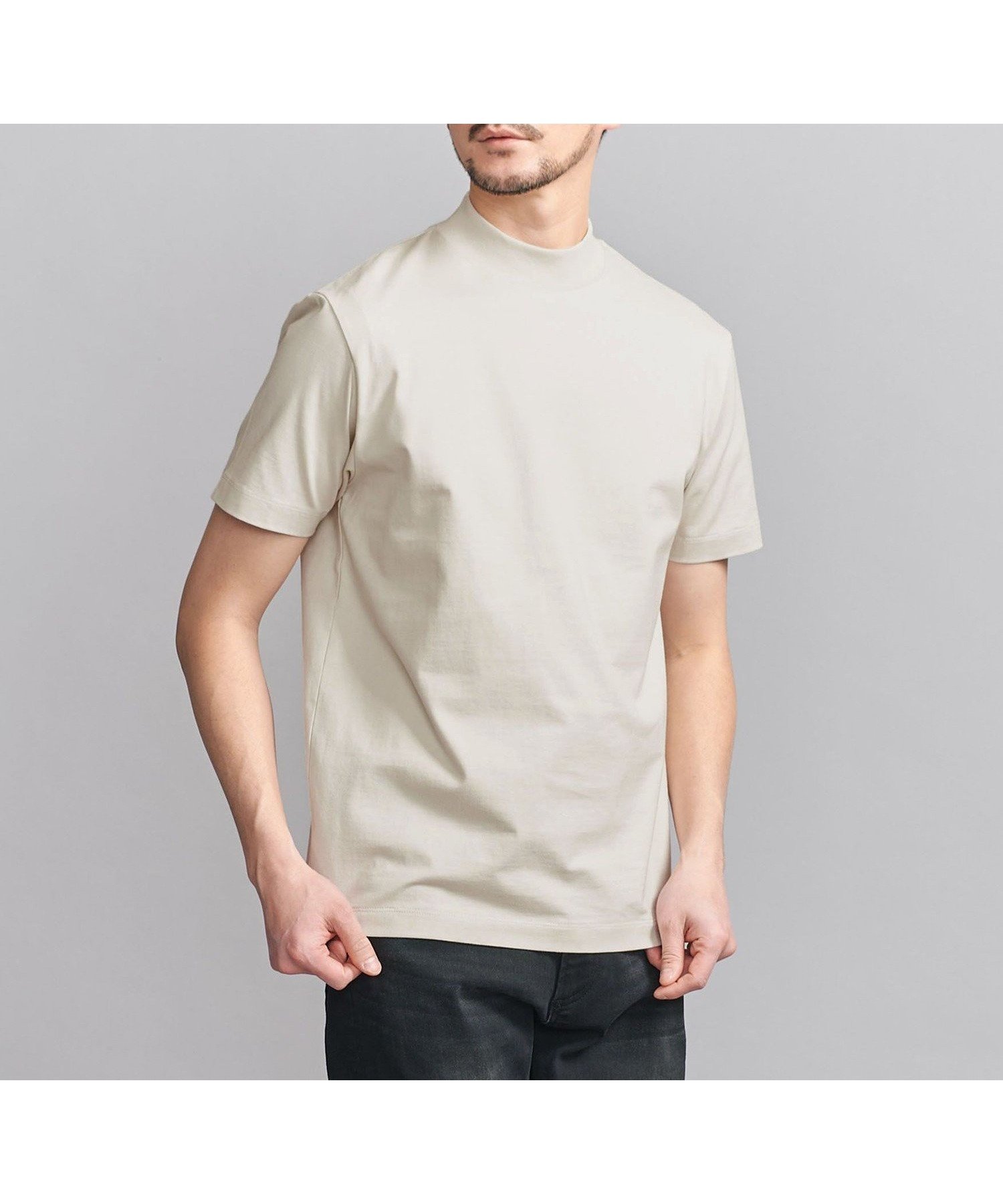 【ビューティ&ユース ユナイテッドアローズ/BEAUTY&YOUTH / UNITED ARROWS / MEN】の【WEB限定 WARDROBE SMART】クリア ガスコットン モックネック カットソー【抗菌・防臭】 インテリア・キッズ・メンズ・レディースファッション・服の通販 founy(ファニー) 　ファッション　Fashion　メンズファッション　MEN　トップス・カットソー　Tops/Tshirt/Men　インナー　Inner　カットソー　Cut And Sew　抗菌　Antibacterial　ジャケット　Jacket　スマート　Smart　スリム　Slim　バランス　Balance　パターン　Pattern　ファブリック　Fabric　フィット　Fit　モックネック　Mock Neck　おすすめ　Recommend　ビジネス 仕事 通勤　Business　NATURAL|ID: prp329100004526179 ipo3291000000032010683