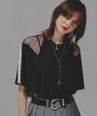 【ハレ/HARE】のレースキリカエTシャツ 人気、トレンドファッション・服の通販 founy(ファニー) ファッション Fashion レディースファッション WOMEN トップス・カットソー Tops/Tshirt シャツ/ブラウス Shirts/Blouses ロング / Tシャツ T-Shirts おすすめ Recommend シアー Sheer ドッキング Docking ビスチェ Bustier ビッグ Big レース Race ヴィンテージ Vintage 長袖 Long Sleeve thumbnail ブラック09|ID: prp329100004526181 ipo3291000000032010691
