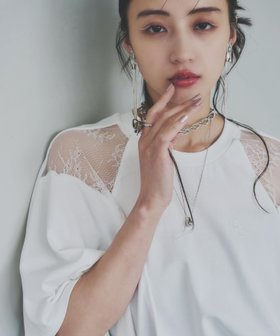 【ハレ/HARE】のレースキリカエTシャツ 人気、トレンドファッション・服の通販 founy(ファニー) ファッション Fashion レディースファッション Ladies' Fashion Online トップス・カットソー Tops/Tshirt シャツ/ブラウス Shirts/Blouses ロング / Tシャツ T-Shirts おすすめ Recommend シアー Sheer ドッキング Docking ビスチェ Bustier ビッグ Big レース Race ヴィンテージ Vintage 長袖 Long Sleeve |ID:prp329100004526181