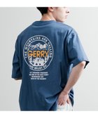 【ロッキーモンロー/Rocky Monroe】のGERRY ワンポイントロゴ刺繍バックプリント半袖Tシャツ C2.ブルー|ID: prp329100004526185 ipo3291000000032371358