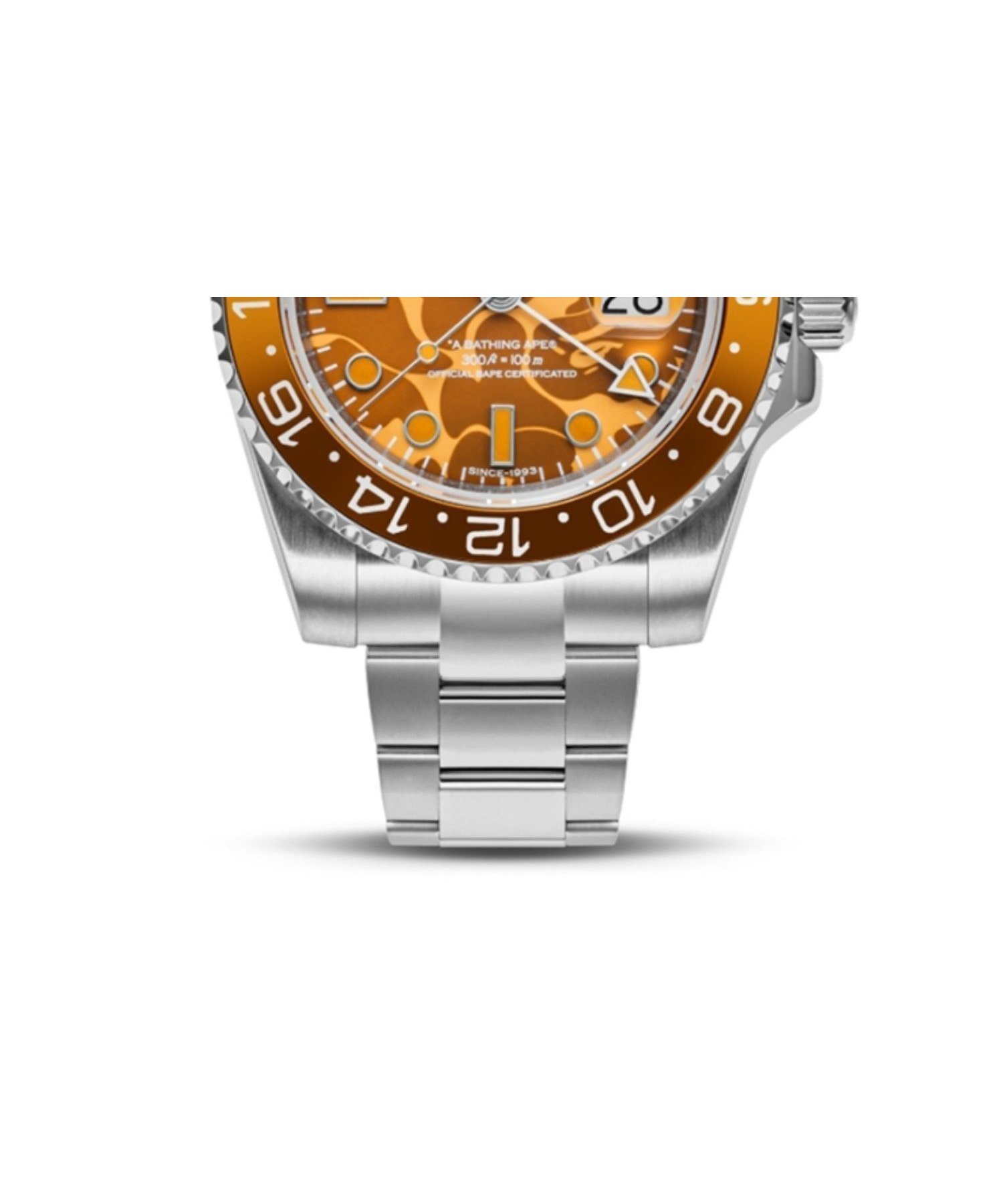 【その他のブランド/Other】のTYPE 2 BAPEX COLOR CAMO インテリア・キッズ・メンズ・レディースファッション・服の通販 founy(ファニー) 　ファッション　Fashion　メンズファッション　Fashion for Men　オレンジ　Orange　クリスタル　Crystal, Swarovski　スタイリッシュ　Stylish, Fashionable　パターン　Pattern, Design Print　パープル　Purple, Violet　時計　Watch, Wristwatch　ORANGE|ID: prp329100004526186 ipo3291000000032742454