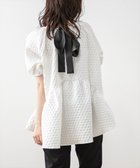 【その他のブランド/Other】のバックリボンペプラムトップス ホワイト|ID: prp329100004526193 ipo3291000000032241010