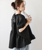 【その他のブランド/Other】のバックリボンペプラムトップス ブラック|ID: prp329100004526193 ipo3291000000032241013