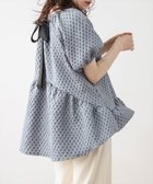 【その他のブランド/Other】のバックリボンペプラムトップス ブルー|ID: prp329100004526193 ipo3291000000032241014