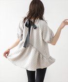 【その他のブランド/Other】のバックリボンペプラムトップス グレージュ|ID: prp329100004526193 ipo3291000000032241017