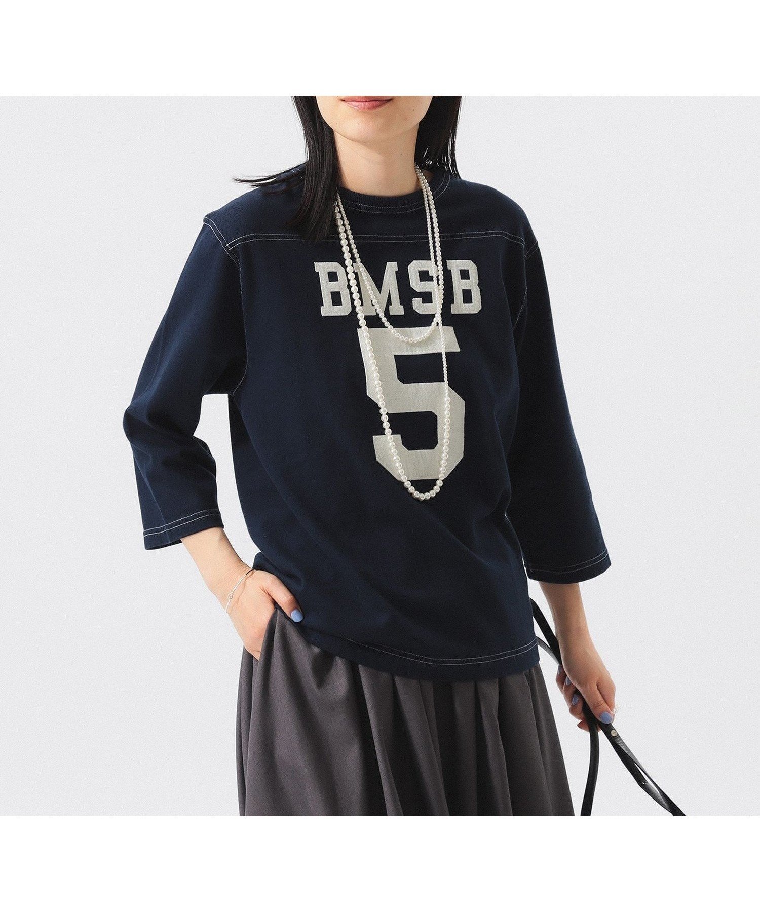 【ビームス ウイメン/BEAMS】の【7/25再値下げ】【ビームスの百名品】テンジク フットボール 3/4 Tシャツ 人気、トレンドファッション・服の通販 founy(ファニー) 　ファッション　Fashion　レディースファッション　Fashion for Women　トップス・カットソー　Cut & Sew Tops　シャツ・ブラウス・オフィスカジュアル　Elegant Blouses & Button-Ups　ロングTシャツ・Tシャツ　Longline T-Shirts & Tees　インナー　Innerwear　ウェーブ　Wavy Pattern　カーディガン　Cardigan, Knitwear　ジャケット　Jacket, Outerwear　スリーブ　Sleeve, Long Sleeve / Short Sleeve　定番　Standard, Basic Item　ロング　Long, Long-Length　おすすめ　Recommended / Our Picks　 other-1|ID: prp329100004526195 ipo3291000000033213833