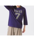 【ビームス ウイメン/BEAMS】の【7/25再値下げ】【ビームスの百名品】テンジク フットボール 3/4 Tシャツ 人気、トレンドファッション・服の通販 founy(ファニー) ファッション Fashion レディースファッション Fashion for Women トップス・カットソー Cut & Sew Tops シャツ・ブラウス・オフィスカジュアル Elegant Blouses & Button-Ups ロングTシャツ・Tシャツ Longline T-Shirts & Tees インナー Innerwear ウェーブ Wavy Pattern カーディガン Cardigan, Knitwear ジャケット Jacket, Outerwear スリーブ Sleeve, Long Sleeve / Short Sleeve 定番 Standard, Basic Item ロング Long, Long-Length おすすめ Recommended / Our Picks thumbnail PURPLE|ID: prp329100004526195 ipo3291000000033213842