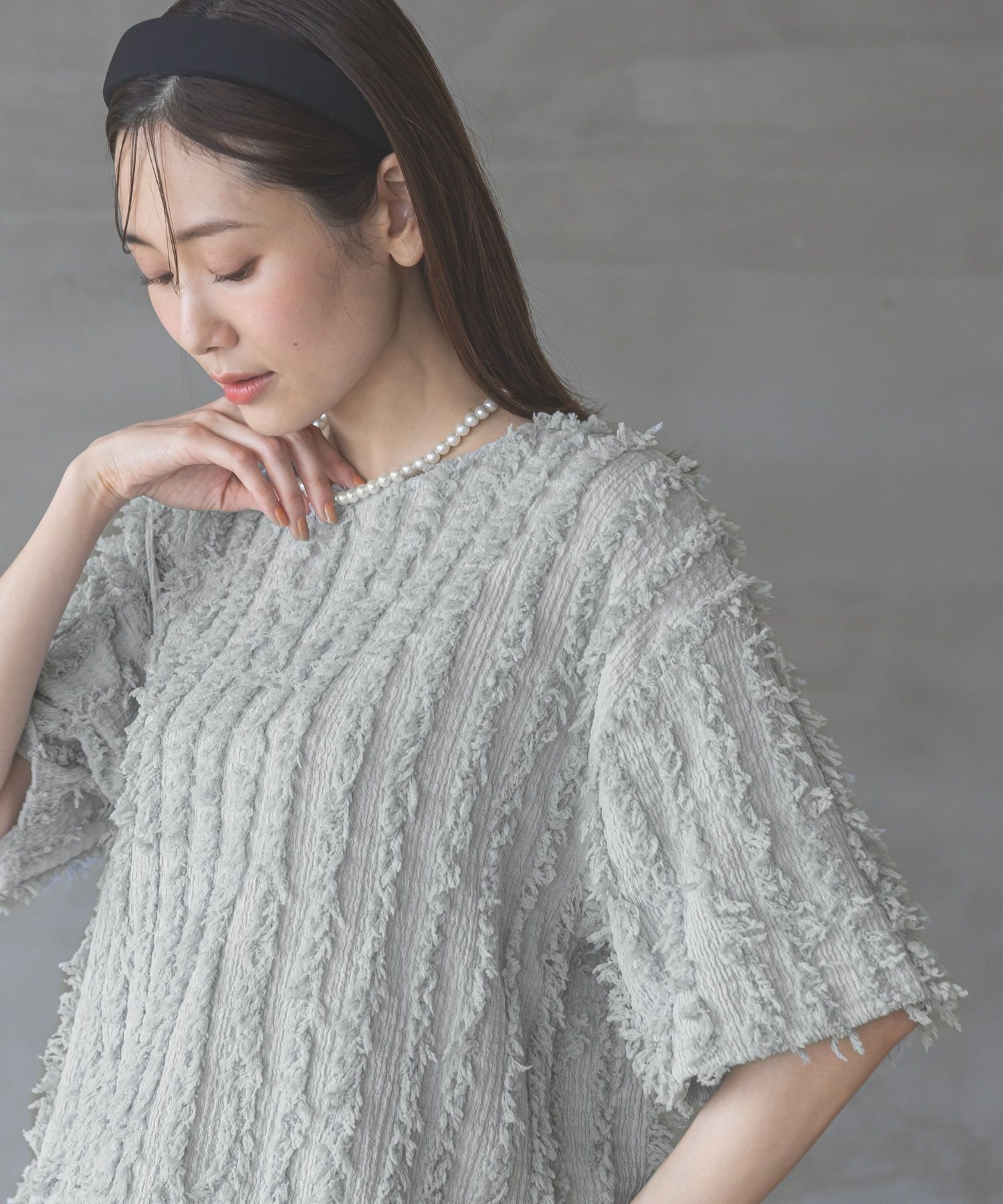 【グローバルワーク/GLOBAL WORK】のジャガードフリンジプルオーバー/289888 人気、トレンドファッション・服の通販 founy(ファニー) 　ファッション　Fashion　レディースファッション　WOMEN　トップス・カットソー　Tops/Tshirt　プルオーバー　Pullover　おすすめ　Recommend　クロップド　Cropped　シャーリング　Shirring　シンプル　Simple　ストライプ　Stripe　バランス　Balance　フリンジ　Fringe　ボトム　Bottom　今季　This Season　抗菌　Antibacterial　 other-1|ID: prp329100004526199 ipo3291000000032010779