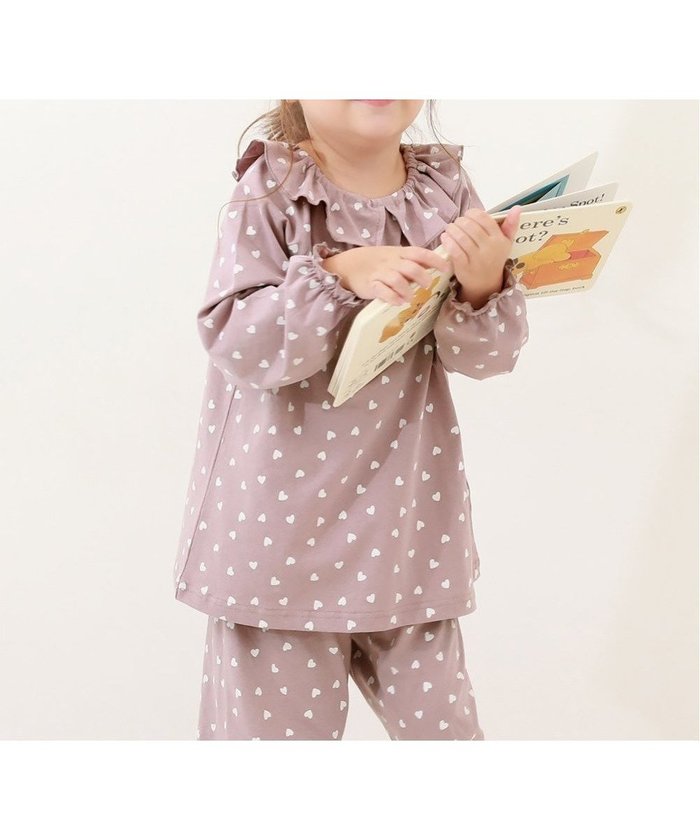 【デビロック/devirock / KIDS】のどっちも前 フリルパジャマ ルームウェア 長袖ルームウェア パジャマ 24AW インテリア・キッズ・メンズ・レディースファッション・服の通販 founy(ファニー) https://founy.com/ ファッション Fashion キッズファッション KIDS 長袖 Long Sleeve パジャマ Pajamas フリル Frills おすすめ Recommend お家時間・ステイホーム Home Time/Stay Home 2024年 2024 2024-2025秋冬・A/W Aw/Autumn/Winter/Fw/Fall/2024-2025 |ID: prp329100004526206 ipo3291000000032107561