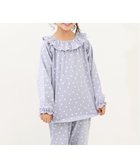 【デビロック/devirock / KIDS】のどっちも前 フリルパジャマ ルームウェア 長袖ルームウェア パジャマ 24AW 004-ハート-Gブルー|ID: prp329100004526206 ipo3291000000032107567