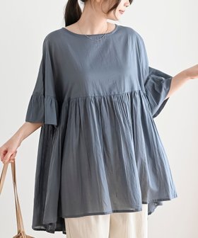 【アールピーエス/rps】のコットンボイルワイドギャザープルオーバー 人気、トレンドファッション・服の通販 founy(ファニー) ファッション Fashion レディースファッション WOMEN トップス・カットソー Tops/Tshirt プルオーバー Pullover ガーリー Girly ギャザー Gather リラックス Relax 再入荷 Restock/Back In Stock/Re Arrival |ID:prp329100004526214