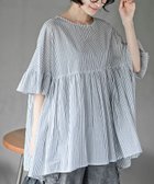 【アールピーエス/rps】のコットンボイルワイドギャザープルオーバー 人気、トレンドファッション・服の通販 founy(ファニー) ファッション Fashion レディースファッション Fashion for Women トップス・カットソー Cut & Sew Tops カジュアルプルオーバー・ニットトップス Pullovers & Knit Tops / Casual Pullovers ガーリー Girly, Feminine Style ギャザー Gathered, Ruffled ギンガム Gingham, Gingham Fabric シンプル Simple, Minimal ストライプ Stripe, Striped Pattern チェック Check, Plaid, Tartan 再入荷 Restock / Back in Stock thumbnail オフホワイト2|ID: prp329100004526214 ipo3291000000032722916