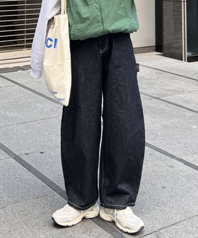 【シーピーシーエム/CPCM】のカーブペインターデニムパンツ 人気、トレンドファッション・服の通販 founy(ファニー) ファッション Fashion レディースファッション Fashion for Women パンツ Pants & Trousers デニムパンツ・ジーンズ・美脚デニム Denim Jeans & Pants デニム Denim, Jeans Material トレンド Trend, Trending Now ルーズ Loose, Oversized ワーク Workwear, Utility Style |ID:prp329100004526232