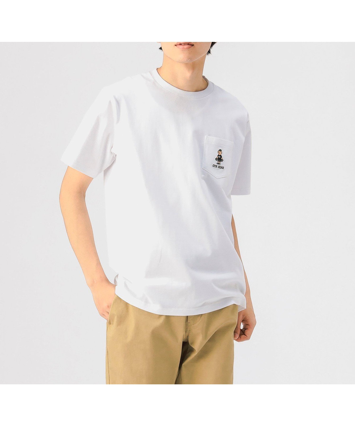 【ビームス ハート/BEAMS HEART】のジム ベアー Tシャツ インテリア・キッズ・メンズ・レディースファッション・服の通販 founy(ファニー) 　ファッション　Fashion　レディースファッション　WOMEN　トップス・カットソー　Tops/Tshirt　シャツ/ブラウス　Shirts/Blouses　ロング / Tシャツ　T-Shirts　おすすめ　Recommend　インナー　Inner　シンプル　Simple　ジャケット　Jacket　パーカー　Hoodie　フィット　Fit　ベーシック　Basic　レギュラー　Regular　ワイド　Wide　WHITE|ID: prp329100004526234 ipo3291000000032010951