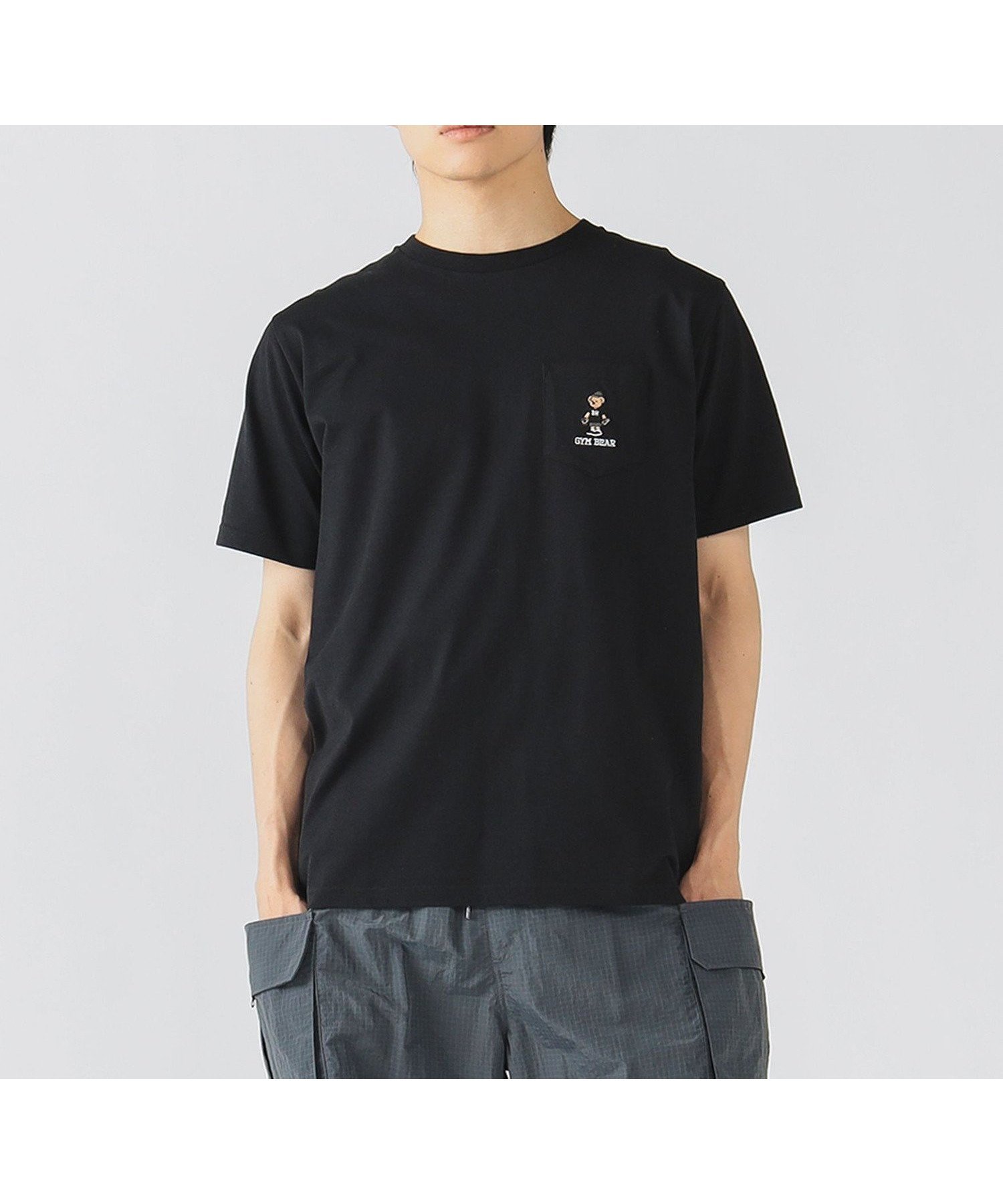 【ビームス ハート/BEAMS HEART】のジム ベアー Tシャツ インテリア・キッズ・メンズ・レディースファッション・服の通販 founy(ファニー) 　ファッション　Fashion　レディースファッション　WOMEN　トップス・カットソー　Tops/Tshirt　シャツ/ブラウス　Shirts/Blouses　ロング / Tシャツ　T-Shirts　おすすめ　Recommend　インナー　Inner　シンプル　Simple　ジャケット　Jacket　パーカー　Hoodie　フィット　Fit　ベーシック　Basic　レギュラー　Regular　ワイド　Wide　BLACK|ID: prp329100004526234 ipo3291000000032010952
