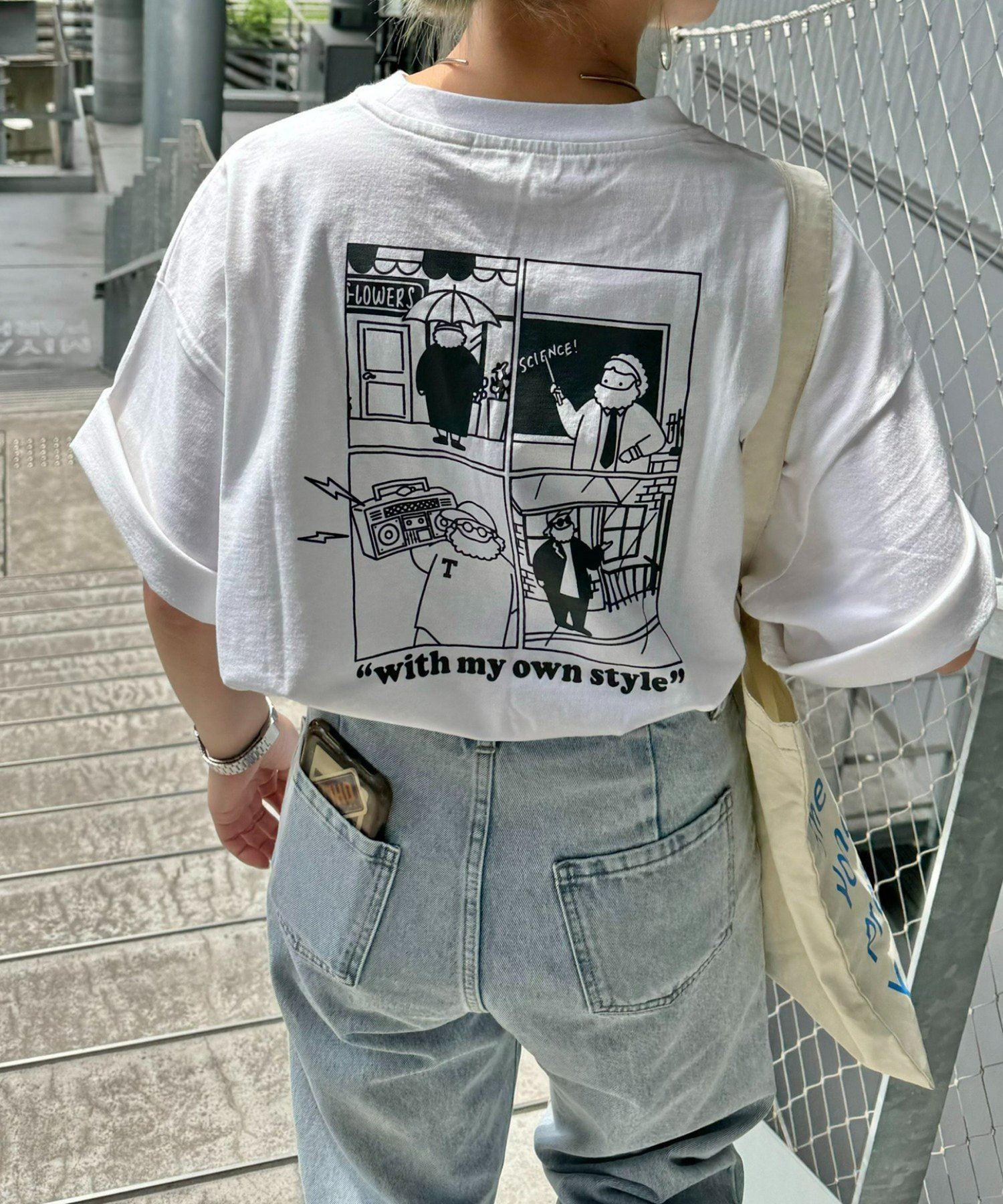 【チャオパニックティピー/CIAOPANIC TYPY】の【おじさんシリーズ】ワンポイント刺繍半袖Tee 人気、トレンドファッション・服の通販 founy(ファニー) 　ファッション　Fashion　レディースファッション　Fashion for Women　トップス・カットソー　Cut & Sew Tops　オレンジ　Orange　プリント　Print, Printed Pattern　ボーダー　Border, Stripe　半袖　Short Sleeve, Half Sleeve　ワンポイント　One Point, Statement Accent　再入荷　Restock / Back in Stock　おすすめ　Recommended / Our Picks　 other-1|ID: prp329100004526250 ipo3291000000033976885