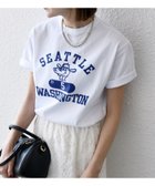 【シップス フォー ウィメン/SHIPS】のChampion 洗濯機可能 クルーネック カレッジ ロゴ TEE 25SS ホワイト|ID: prp329100004526255 ipo3291000000032011046