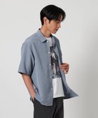 【ビューティ&ユース ユナイテッドアローズ/BEAUTY&YOUTH / UNITED ARROWS / MEN】のシルキータッチ キャンプカラー フォルム シャツ LT.BLUE|ID: prp329100004526289 ipo3291000000032627780