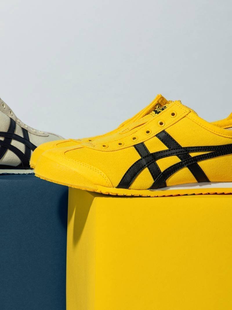 【オニツカ タイガー/Onitsuka Tiger】の【公式ショップ】MEXICO 66 SLIP-ON インテリア・キッズ・メンズ・レディースファッション・服の通販 founy(ファニー) 　ファッション　Fashion　レディースファッション　WOMEN　スタンダード　Standard　スニーカー　Sneakers　スリッポン　Slip-Ons　フィット　Fit　メンズ　Mens　定番　Standard　軽量　Lightweight　YELLOW/BLACK|ID: prp329100004526290 ipo3291000000032280657