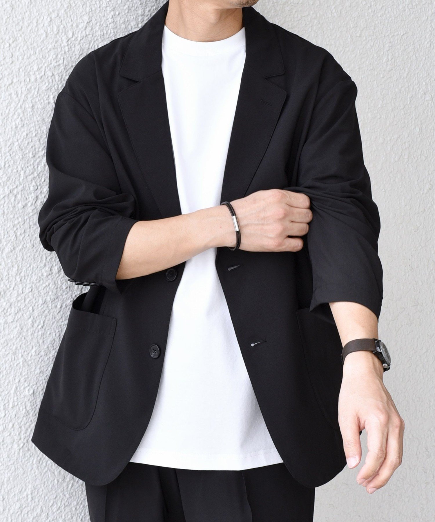 【シップス/SHIPS / MEN】のSHIPS any 吸水速乾 Rapidry リラックス ジャケット(セットアップ対応) インテリア・キッズ・メンズ・レディースファッション・服の通販 founy(ファニー) 　ファッション　Fashion　メンズファッション　MEN　セットアップ　Setup/Men　吸水　Water Absorption　軽量　Lightweight　シンプル　Simple　ジャケット　Jacket　セットアップ　Set Up　パイピング　Piping　フィット　Fit　リラックス　Relax　おすすめ　Recommend　夏　Summer　ビジネス 仕事 通勤　Business　ブラック|ID: prp329100004526291 ipo3291000000032082188