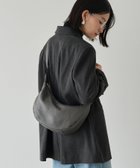 【ラシット/russet】のショルダー人気NO.1 【名品】ソフトレザーラウンドショルダーバッグ チャコールグレー|ID: prp329100004526315 ipo3291000000032011298