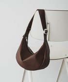 【ラシット/russet】の【BF15%OFFクーポン対象】ソフトレザーラウンドショルダーバッグ ダークブラウン|ID: prp329100004526315 ipo3291000000034638040