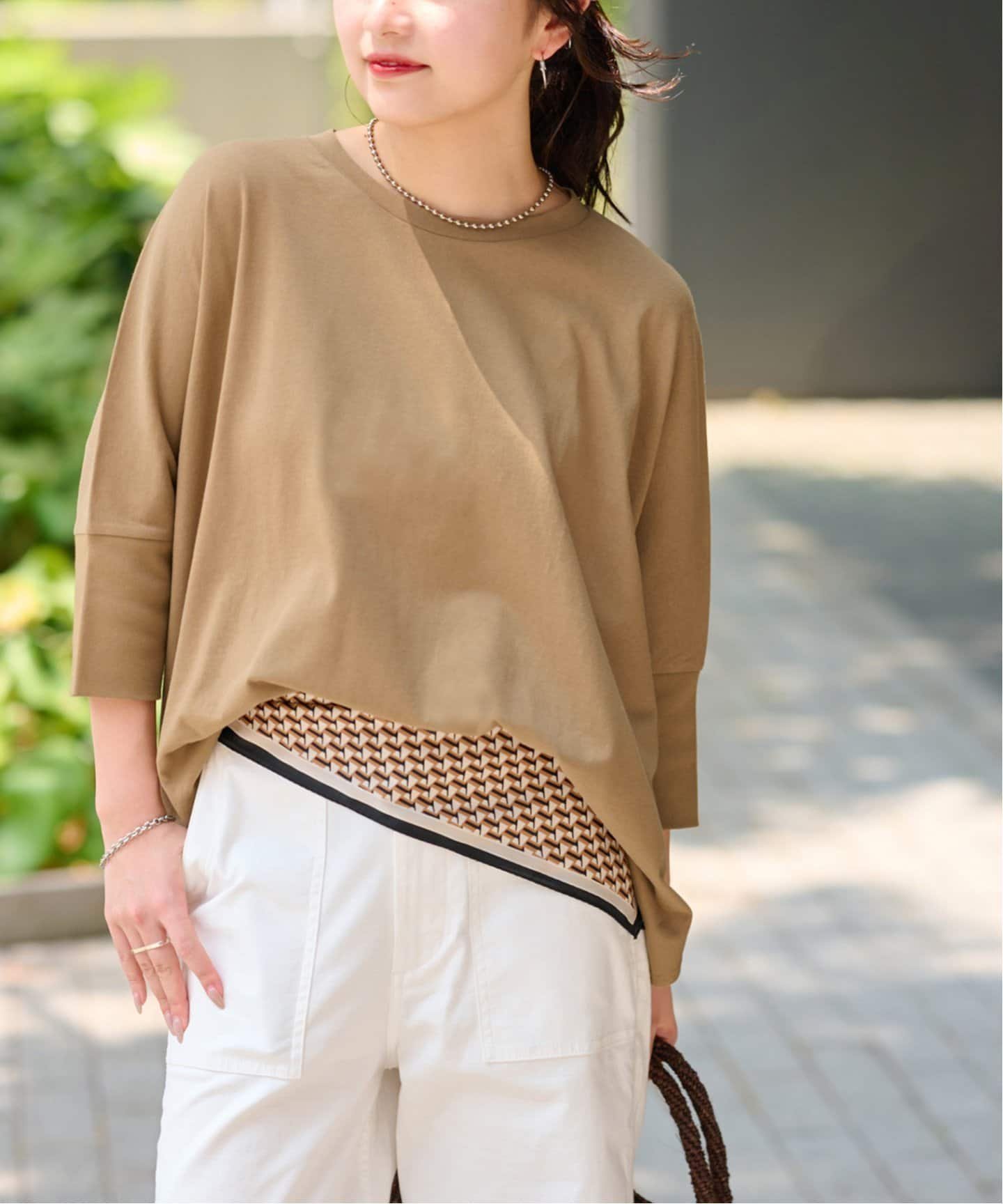 【ジャーナルスタンダード レリューム/JOURNAL STANDARD relume】の《追加》OEコットンワイドプルオーバー インテリア・キッズ・メンズ・レディースファッション・服の通販 founy(ファニー) 　ファッション　Fashion　レディースファッション　Fashion for Women　トップス・カットソー　Cut & Sew Tops　カジュアルプルオーバー・ニットトップス　Pullovers & Knit Tops / Casual Pullovers　2025年　2025　2025春夏・S/S　Spring/Summer 2025 SS25　ベージュ|ID: prp329100004526316 ipo3291000000033547321