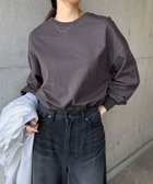 【アンドミー/andme】の無地 ボーダー コットン ボリューム袖 Tシャツ スミクロ|ID: prp329100004526343 ipo3291000000033594627