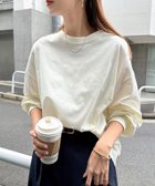 【アンドミー/andme】の無地 ボーダー コットン ボリューム袖 Tシャツ エクリュ|ID: prp329100004526343 ipo3291000000033594633