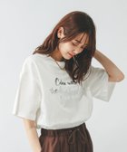 【グローバルワーク/GLOBAL WORK】のヘビロッTEEワイドプリント半袖/289396 人気、トレンドファッション・服の通販 founy(ファニー) ファッション Fashion レディースファッション Ladies' Fashion Online トップス・カットソー Tops/Tshirt カーゴパンツ Cargo Pants スリット Slit デニム Denim ネックレス Necklace パール Pearl プリント Print ワイド Wide 半袖 Short Sleeve 吸水 Water Absorption thumbnail オフ箔手書き風ロゴ08|ID: prp329100004526351 ipo3291000000032301405
