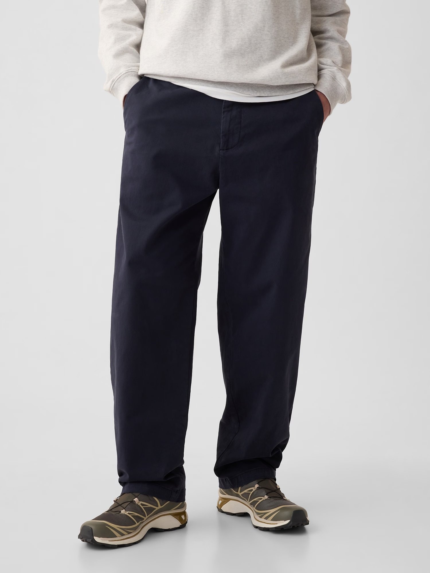 【ギャップ/GAP】のバギーフィット モダンカーキパンツ インテリア・キッズ・メンズ・レディースファッション・服の通販 founy(ファニー) 　ファッション　Fashion　レディースファッション　WOMEN　パンツ　Pants　ストレッチ　Stretch　ストレート　Straight　ツイル　Twill　デニム　Denim　ポケット　Pocket　NEW_CLASSIC_NAVY|ID: prp329100004526359 ipo3291000000032011480