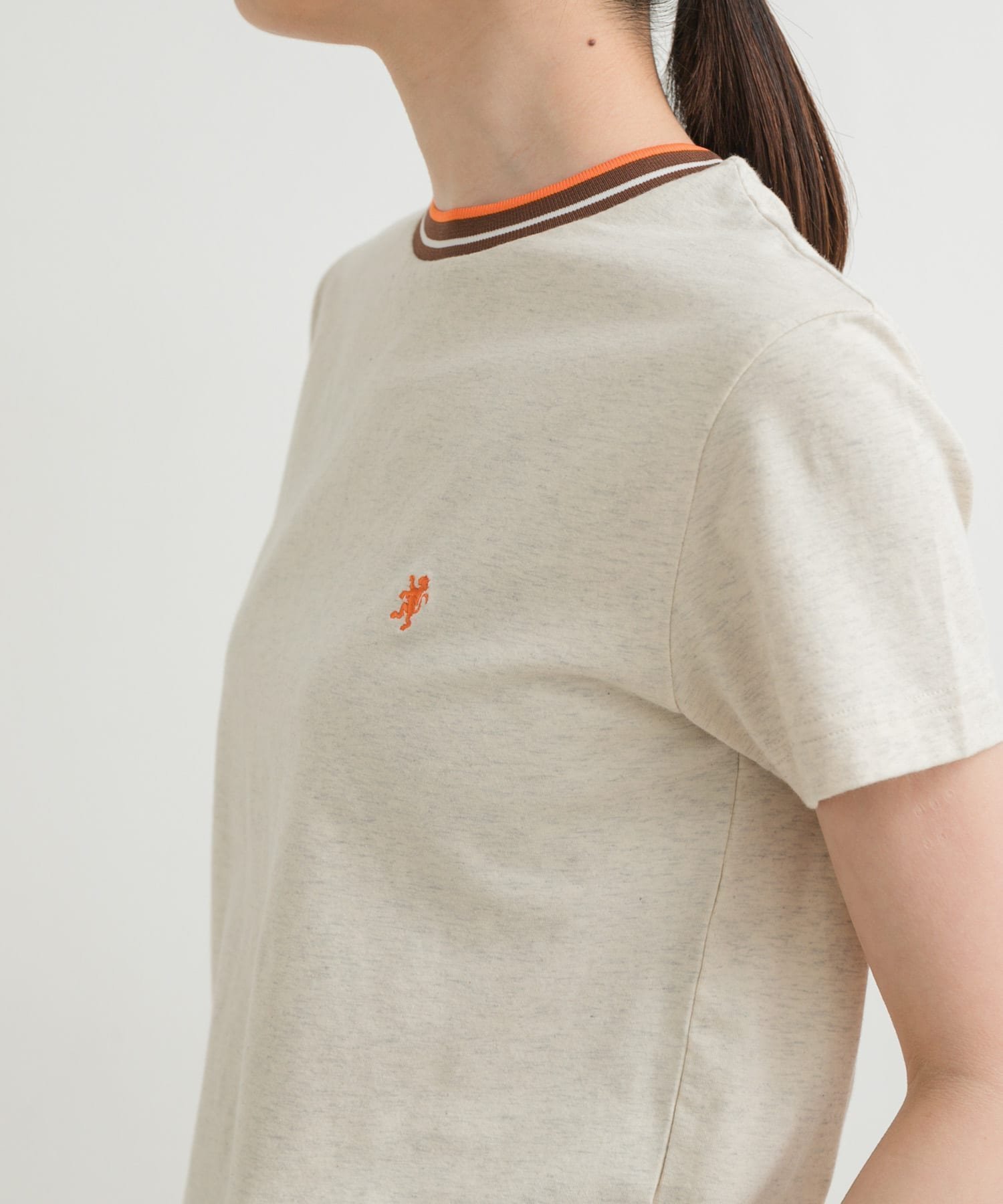【アーバンリサーチ ドアーズ/URBAN RESEARCH DOORS】のGYMPHLEX KNIT-LINE T-SHIRTS インテリア・キッズ・メンズ・レディースファッション・服の通販 founy(ファニー) 　ファッション　Fashion　レディースファッション　Fashion for Women　トップス・カットソー　Cut & Sew Tops　ニット　Knit Tops & Sweaters　シャツ・ブラウス・オフィスカジュアル　Elegant Blouses & Button-Ups　ロングTシャツ・Tシャツ　Longline T-Shirts & Tees　2025年　2025　2025春夏・S/S　Spring/Summer 2025 SS25　スポーツ　Sports, Activewear　夏　Summer　S/S・春夏　SS, Spring/Summer, Warm Season　TOP BEIGE|ID: prp329100004526363 ipo3291000000033199060