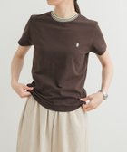 【アーバンリサーチ ドアーズ/URBAN RESEARCH DOORS】のGYMPHLEX KNIT-LINE T-SHIRTS 人気、トレンドファッション・服の通販 founy(ファニー) ファッション Fashion レディースファッション Fashion for Women トップス・カットソー Cut & Sew Tops ニット Knit Tops & Sweaters シャツ・ブラウス・オフィスカジュアル Elegant Blouses & Button-Ups ロングTシャツ・Tシャツ Longline T-Shirts & Tees 2025年 2025 2025春夏・S/S Spring/Summer 2025 SS25 スポーツ Sports, Activewear 夏 Summer S/S・春夏 SS, Spring/Summer, Warm Season thumbnail BROWN|ID: prp329100004526363 ipo3291000000033199062