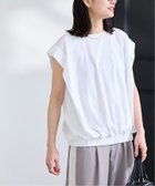 【ジャーナルスタンダード/JOURNAL STANDARD】の《WEB限定追加》【 FUNCTION 】【接触冷感/UV】ショルダータックコクーンTシャツ ホワイト|ID:prp329100004526368
