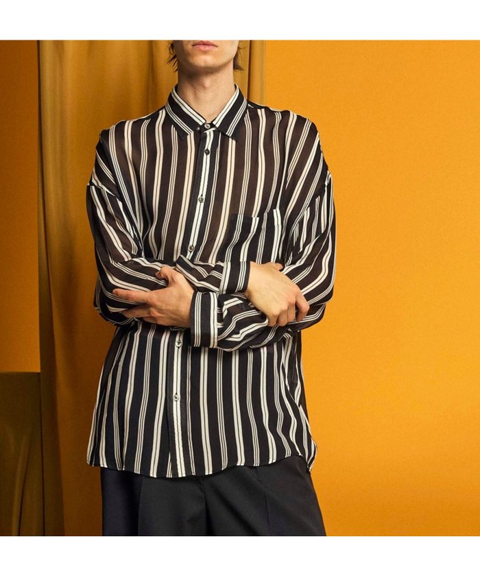 【メゾンスペシャル/MAISON SPECIAL】の【Italian Dead Stock Fabric】Prime-Over Regular Collar Shirt インテリア・キッズ・メンズ・レディースファッション・服の通販 founy(ファニー) https://founy.com/ ファッション Fashion レディースファッション WOMEN トップス・カットソー Tops/Tshirt シャツ/ブラウス Shirts/Blouses コレクション Collection ショルダー Shoulder ドロップ Drop |ID: prp329100004526387 ipo3291000000032011582