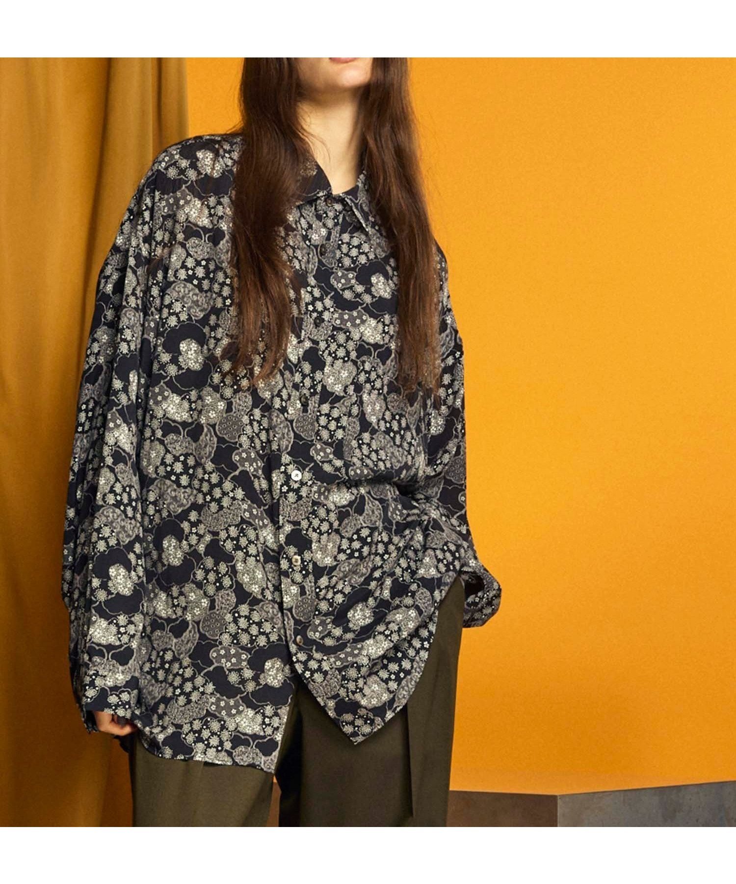 【メゾンスペシャル/MAISON SPECIAL】の【Italian Dead Stock Fabric】Prime-Over Regular Collar Shirt インテリア・キッズ・メンズ・レディースファッション・服の通販 founy(ファニー) 　ファッション　Fashion　レディースファッション　WOMEN　トップス・カットソー　Tops/Tshirt　シャツ/ブラウス　Shirts/Blouses　コレクション　Collection　ショルダー　Shoulder　ドロップ　Drop　D.BLK|ID: prp329100004526387 ipo3291000000032011584
