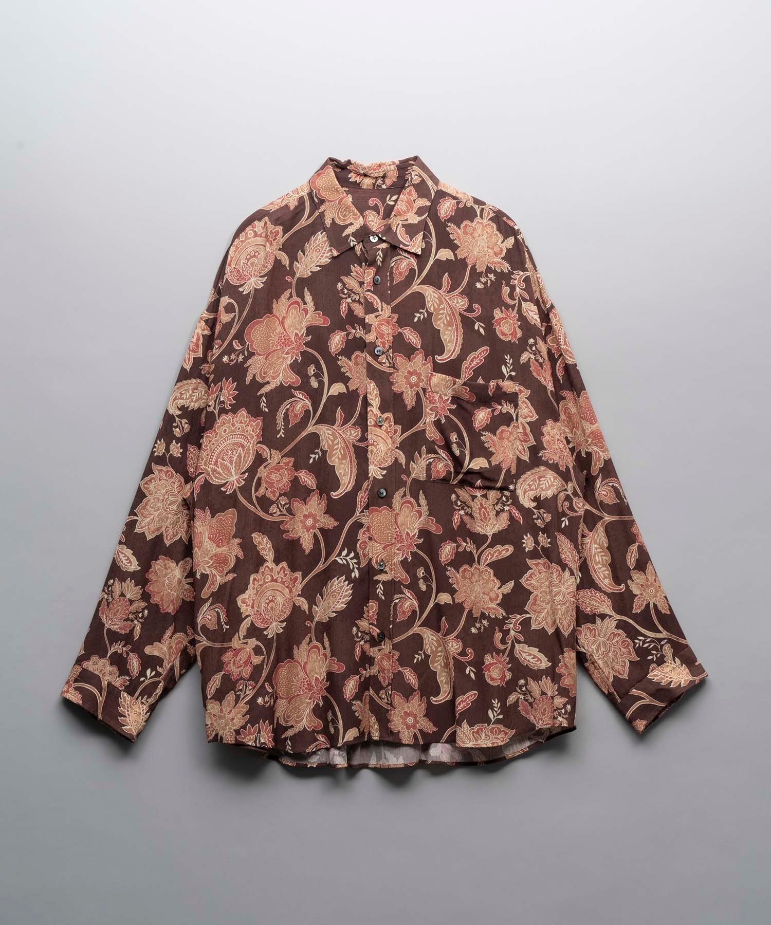 【メゾンスペシャル/MAISON SPECIAL】の【Italian Dead Stock Fabric】Prime-Over Regular Collar Shirt インテリア・キッズ・メンズ・レディースファッション・服の通販 founy(ファニー) 　ファッション　Fashion　レディースファッション　WOMEN　トップス・カットソー　Tops/Tshirt　シャツ/ブラウス　Shirts/Blouses　コレクション　Collection　ショルダー　Shoulder　ドロップ　Drop　BRN|ID: prp329100004526387 ipo3291000000032011600