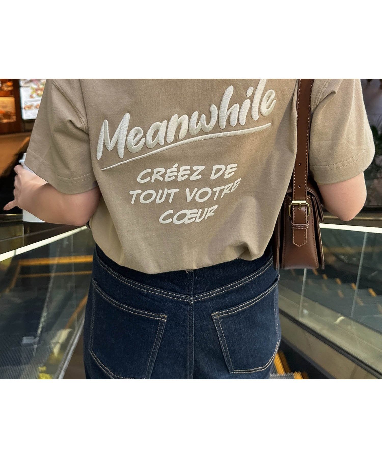 【その他のブランド/Other】のプリント ロゴ 刺繍 エンブロイダリー 半袖 Tシャツ インテリア・キッズ・メンズ・レディースファッション・服の通販 founy(ファニー) 　ファッション　Fashion　レディースファッション　WOMEN　トップス・カットソー　Tops/Tshirt　シャツ/ブラウス　Shirts/Blouses　ロング / Tシャツ　T-Shirts　おすすめ　Recommend　エンブロイダリー　Embroidery　プリント　Print　ベーシック　Basic　ワンポイント　One Point　人気　Popularity　半袖　Short Sleeve　ベージュ|ID: prp329100004526404 ipo3291000000032011673