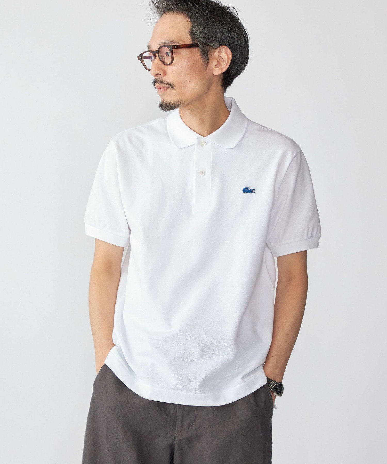 【シップス/SHIPS / MEN】の【SHIPS別注】LACOSTE 50th ANNIV ドロップテイル ポロシャツ インテリア・キッズ・メンズ・レディースファッション・服の通販 founy(ファニー) 　ファッション　Fashion　メンズファッション　Fashion for Men　クリスタル　Crystal, Swarovski　スペシャル　Special, Limited Edition　スリット　Slit, Slit Detail　定番　Standard, Basic Item　人気　Popular, Best Seller　フランス　France, French　ポロシャツ　Polo Shirt, Collared Tee　別注　Limited Edition, Custom Order　ホワイト|ID: prp329100004526405 ipo3291000000032999529