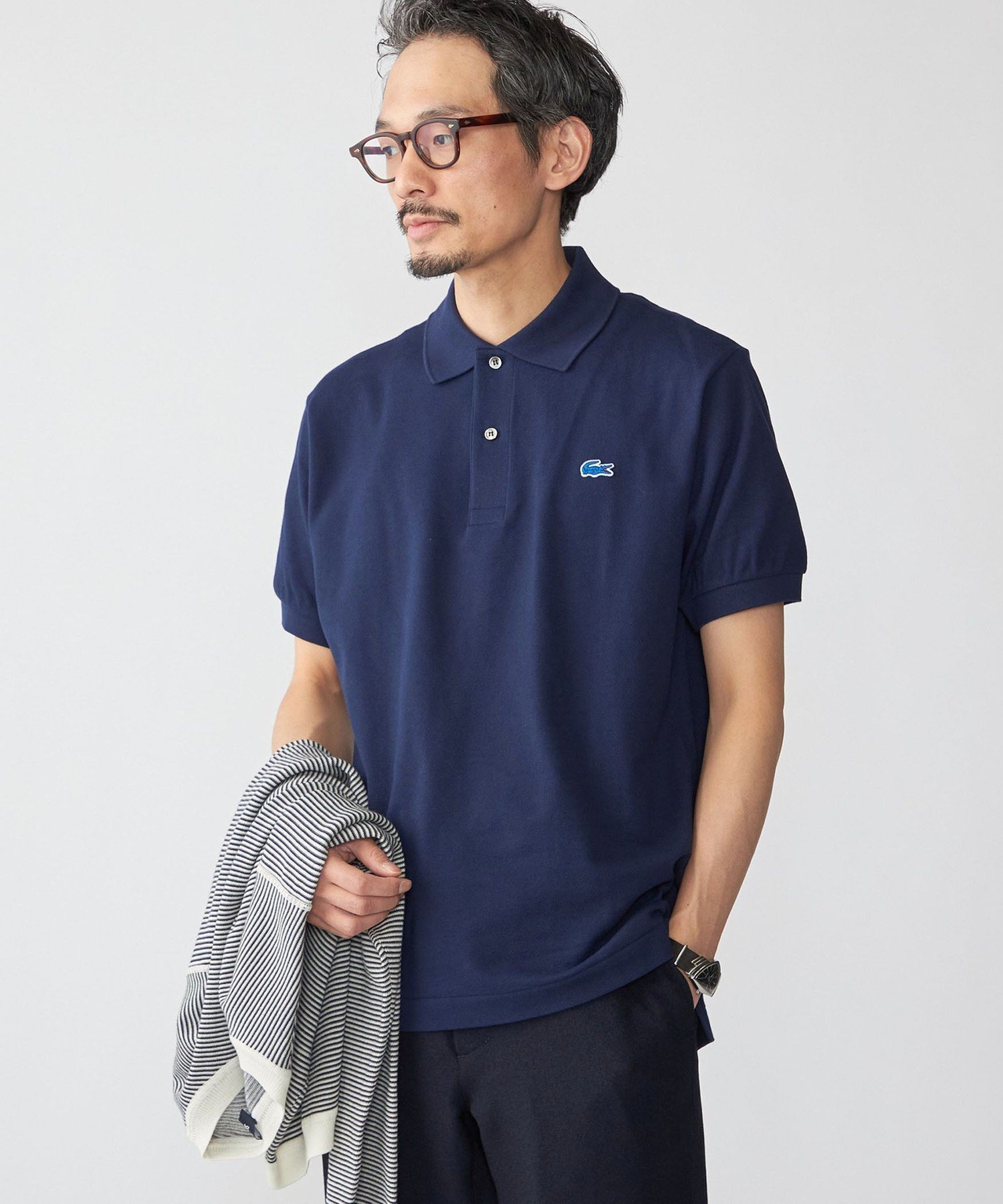【シップス/SHIPS / MEN】の【SHIPS別注】LACOSTE 50th ANNIV ドロップテイル ポロシャツ インテリア・キッズ・メンズ・レディースファッション・服の通販 founy(ファニー) 　ファッション　Fashion　メンズファッション　Fashion for Men　クリスタル　Crystal, Swarovski　スペシャル　Special, Limited Edition　スリット　Slit, Slit Detail　定番　Standard, Basic Item　人気　Popular, Best Seller　フランス　France, French　ポロシャツ　Polo Shirt, Collared Tee　別注　Limited Edition, Custom Order　ネイビー|ID: prp329100004526405 ipo3291000000032999534