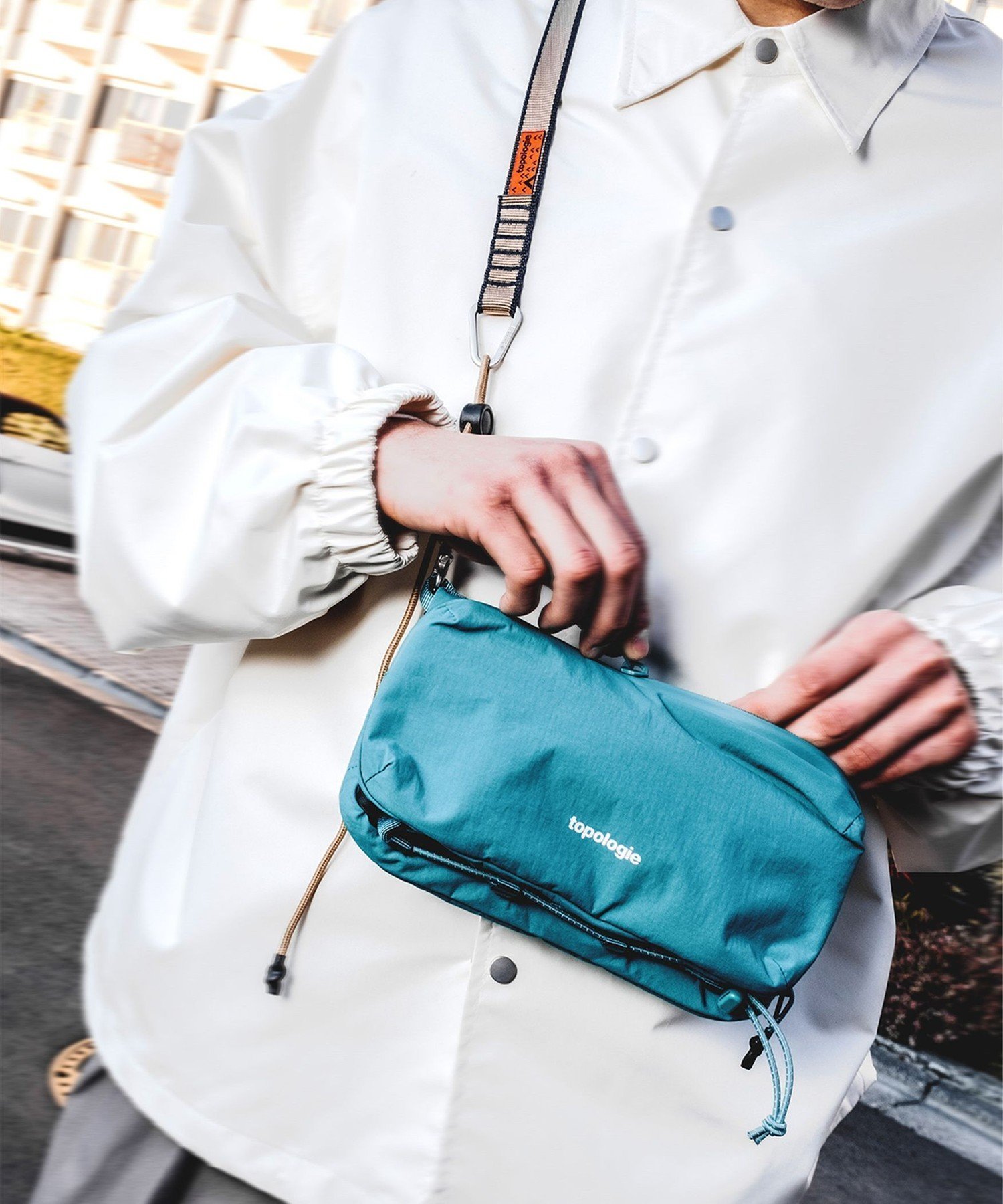 【ビームス/BEAMS / MEN】のTopologie / Bottle Sacoche M【バッグ単体】 フェス アウトドア おでかけ 旅行 インテリア・キッズ・メンズ・レディースファッション・服の通販 founy(ファニー) 　ファッション　Fashion　メンズファッション　MEN　バッグ　Bag/Men　アウトドア　Outdoor　スマート　Smart　タンブラー　Tumbler　ポケット　Pocket　ポーチ　Pouch　ラップ　Wrap　傘　Umbrella　旅行　Travel　財布　Wallet　ATtomic_Blue_Papery|ID: prp329100004526410 ipo3291000000032082655