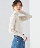 【シップス フォー ウィメン/SHIPS】の手洗い可能 ドライタッチ リブ タートル オフホワイト|ID: prp329100004526413 ipo3291000000032011700