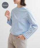 【アーバンリサーチ ドアーズ/URBAN RESEARCH DOORS】の『別注』ORCIVAL*DOORS ボーダーロングスリーブTシャツ SAX×WHT|ID: prp329100004526422 ipo3291000000032293283