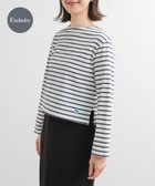 【アーバンリサーチ ドアーズ/URBAN RESEARCH DOORS】の『別注』ORCIVAL*DOORS ボーダーロングスリーブTシャツ WHT×GRY|ID: prp329100004526422 ipo3291000000032293285