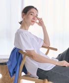 【ビューティ&ユース ユナイテッドアローズ/BEAUTY&YOUTH / UNITED ARROWS】のコットン天竺 ラウンドヘム Tシャツ 人気、トレンドファッション・服の通販 founy(ファニー) ファッション Fashion レディースファッション Ladies' Fashion Online トップス・カットソー Tops/Tshirt シャツ/ブラウス Shirts/Blouses ロング / Tシャツ T-Shirts カットソー Cut And Sew シンプル Simple スリット Slit デニム Denim トレンド Trend 定番 Standard フロント Front ヘムライン Hemline ボトム Bottom ボーダー Border 無地 Plain Color ワイド Wide おすすめ Recommend thumbnail WHITE|ID: prp329100004526429 ipo3291000000032607069