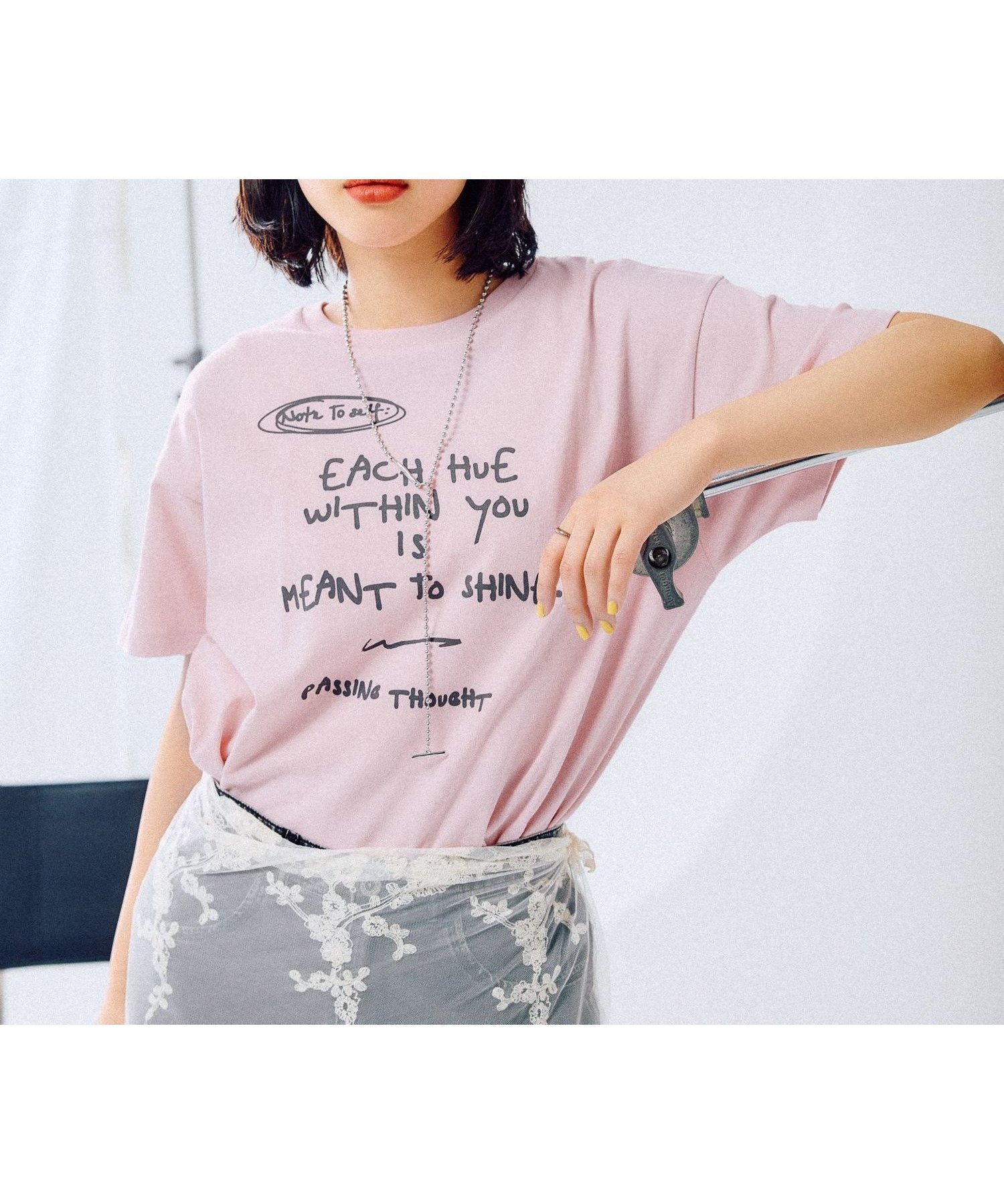 【レプシィム ローリーズファーム/LEPSIM LOWRYS FARM】のアソートロゴTEE インテリア・キッズ・メンズ・レディースファッション・服の通販 founy(ファニー) 　ファッション　Fashion　レディースファッション　WOMEN　おすすめ　Recommend　インナー　Inner　ジャケット　Jacket　デニム　Denim　ボトム　Bottom　ピンク23|ID: prp329100004526435 ipo3291000000032069561