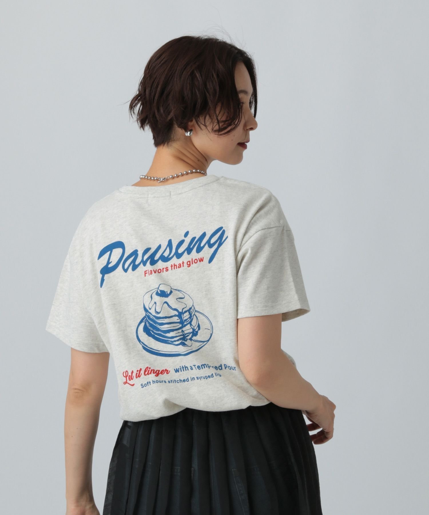【レプシィム ローリーズファーム/LEPSIM LOWRYS FARM】のアソートロゴTEE インテリア・キッズ・メンズ・レディースファッション・服の通販 founy(ファニー) 　ファッション　Fashion　レディースファッション　Ladies' Fashion Online　おすすめ　Recommend　インナー　Inner　ジャケット　Jacket　デニム　Denim　ボトム　Bottom　グレー12|ID: prp329100004526435 ipo3291000000032669796