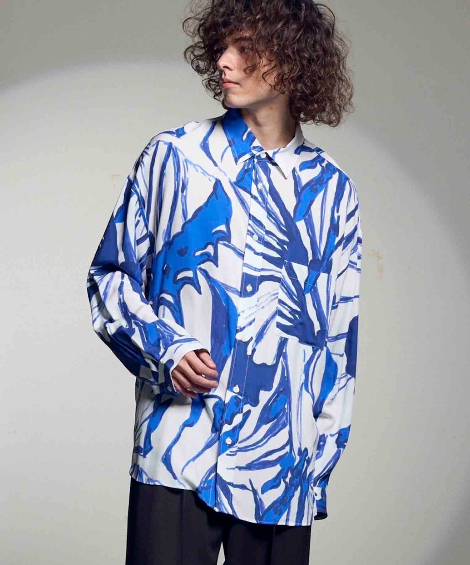 【メゾンスペシャル/MAISON SPECIAL】の【Italian Dead Stock Fabric】Prime-Over Regular Collar Shirt インテリア・キッズ・メンズ・レディースファッション・服の通販 founy(ファニー) 　ファッション　Fashion　レディースファッション　WOMEN　トップス・カットソー　Tops/Tshirt　シャツ/ブラウス　Shirts/Blouses　コレクション　Collection　ショルダー　Shoulder　ドロップ　Drop　MLT4|ID: prp329100004526454 ipo3291000000032011869