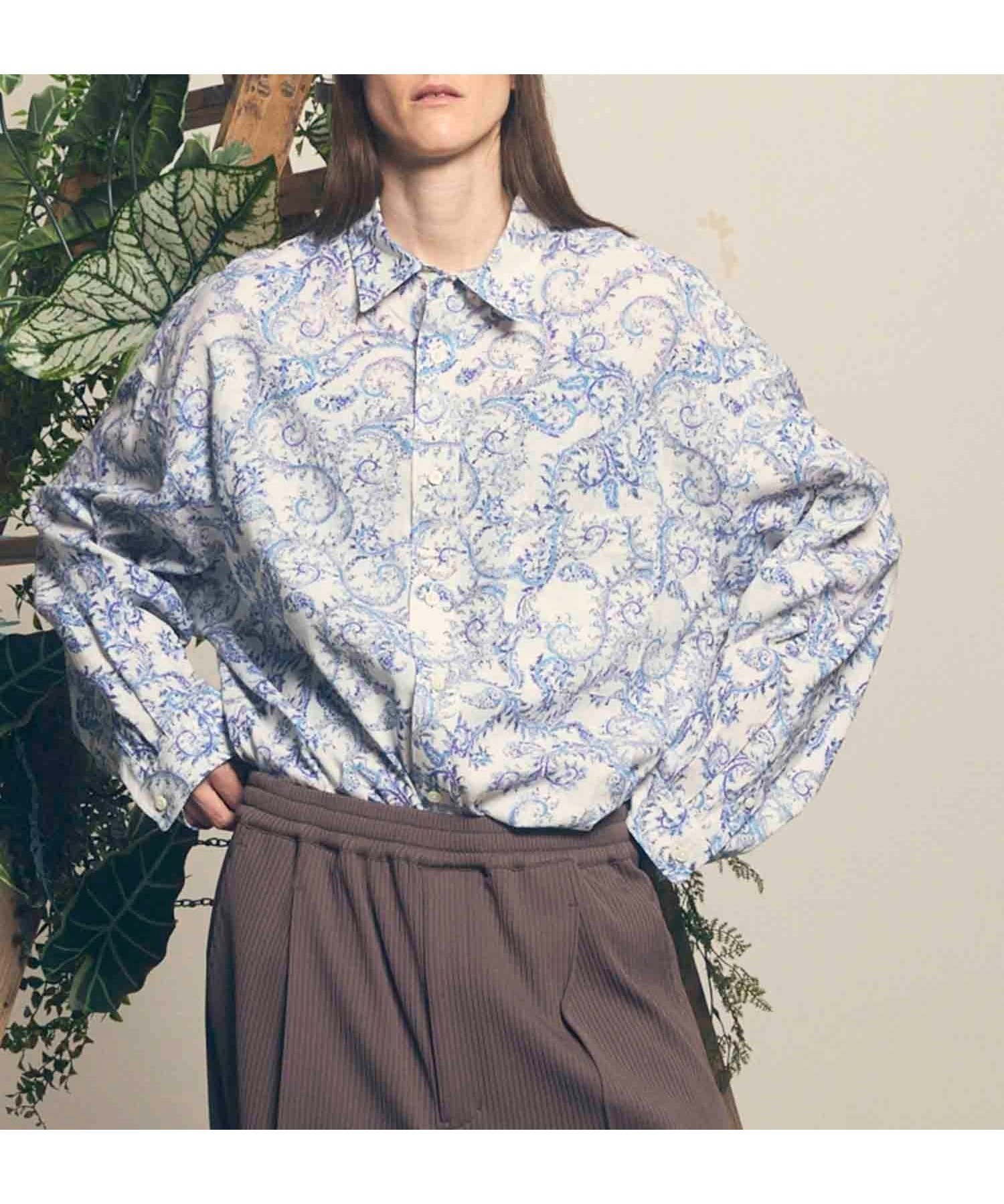 【メゾンスペシャル/MAISON SPECIAL】の【Italian Dead Stock Fabric】Prime-Over Regular Collar Shirt インテリア・キッズ・メンズ・レディースファッション・服の通販 founy(ファニー) 　ファッション　Fashion　レディースファッション　WOMEN　トップス・カットソー　Tops/Tshirt　シャツ/ブラウス　Shirts/Blouses　コレクション　Collection　ショルダー　Shoulder　ドロップ　Drop　MLT11|ID: prp329100004526454 ipo3291000000032011882