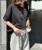 【スタイルドア/STYLEDOOR】のライトダンボールダブルスリーブプルオーバー 人気、トレンドファッション・服の通販 founy(ファニー) ファッション Fashion レディースファッション Fashion for Women トップス・カットソー Cut & Sew Tops カジュアルプルオーバー・ニットトップス Pullovers & Knit Tops / Casual Pullovers シンプル Simple, Minimal ダブル Double, Double-Breasted デニム Denim, Jeans Material フォルム Silhouette, Form フラット Flat, Flat Shoes ボトム Bottoms, Lower Wear ワイド Wide, Wide Fit エレガント 上品 Elegant 夏 Summer thumbnail ブラック他|ID: prp329100004526476 ipo3291000000033219810